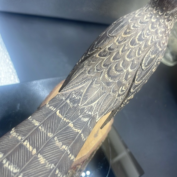 Hand Carved Hand Painted Fine Collection Wood Decoy Shore Bird Vintage - Picture 4 of 9